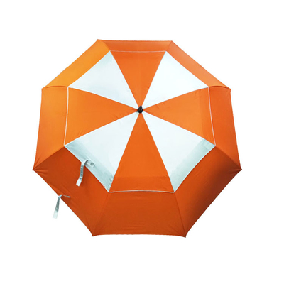 Respiradouro do guarda-chuva do golfe das duplas camada forte com Logo Prints