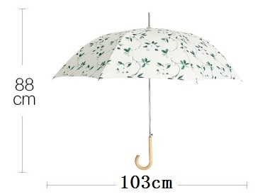 Guarda-chuva 100% reto da promoção da impressão do papel do Pongee