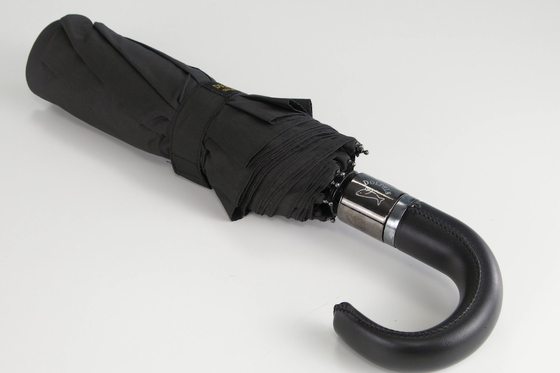 Guarda-chuva dobrável automático com 3 alças J revestimento UV