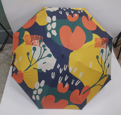Guarda-sol de bolso 19"*6k Guarda-chuva feminino aberto manual