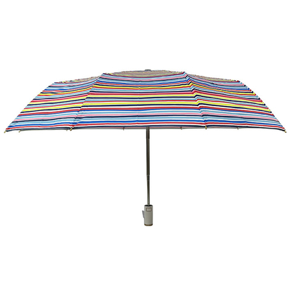 21 polegadas viajam auto guarda-chuvas abertos e próximos com quadro dourado