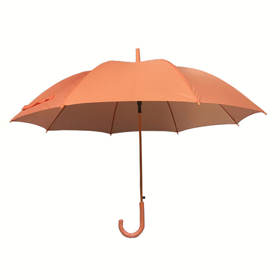 Eixo e reforços compactos longos alaranjados de harmonização da fibra de vidro do guarda-chuva do golfe da cor