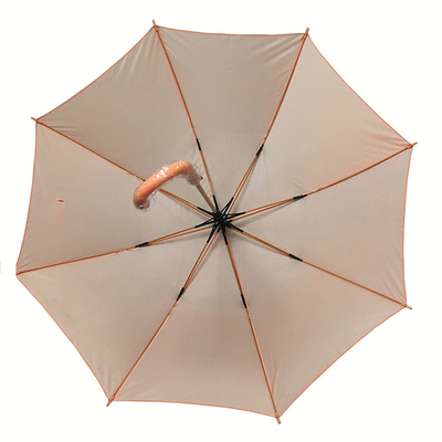 Eixo e reforços compactos longos alaranjados de harmonização da fibra de vidro do guarda-chuva do golfe da cor