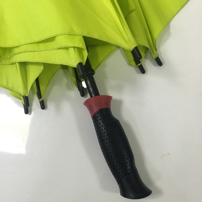 Quadro aberto da fibra de vidro do guarda-chuva do golfe do punho de borracha de 30 polegadas auto