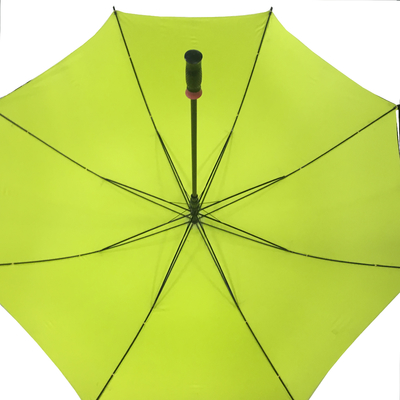 Quadro aberto da fibra de vidro do guarda-chuva do golfe do punho de borracha de 30 polegadas auto