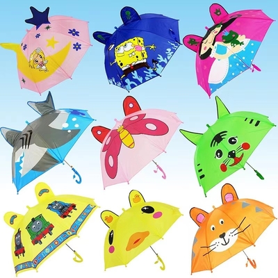 O teste padrão animal personalizado do guarda-chuva 3D das meninas dos meninos encaderna o guarda-chuva animal bonito das crianças das crianças
