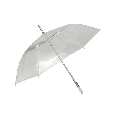 Automático Aberto Armadilha de Alumínio Impeligrável Sombre de Chuva Transparente 23 polegadas