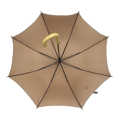 Um guarda-chuva de cor simples Auto aberto Um guarda-chuva de design longo Fechado Comprimento 92cm