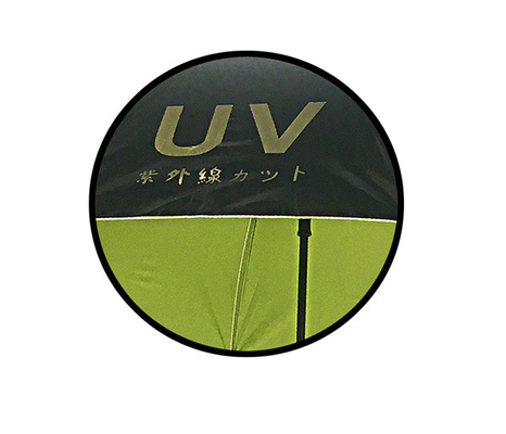 Pré-UV preto Pongee Auto Open Stick Paraguas Diâmetro 105cm