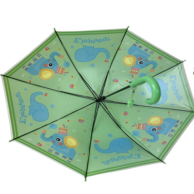 OEM Dome Catoon Kids guarda-chuva com eixo de metal e costelas de fibra de vidro