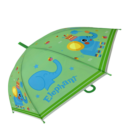 OEM Dome Catoon Kids guarda-chuva com eixo de metal e costelas de fibra de vidro