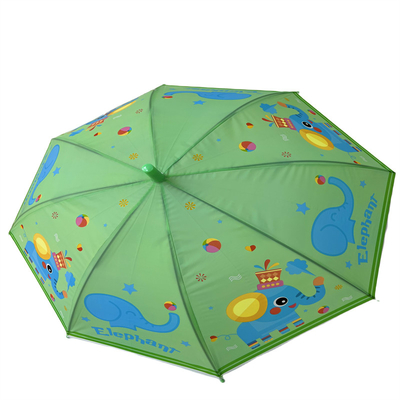 OEM Dome Catoon Kids guarda-chuva com eixo de metal e costelas de fibra de vidro