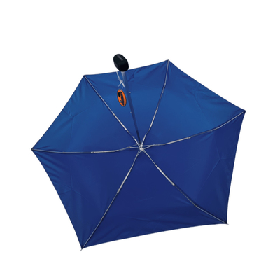 6 costelas Super Mini Capsulas dobráveis guarda-chuva com logotipo
