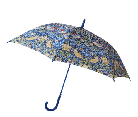 23 polegadas 8 Fibra de vidro costelas guarda-chuva de bastão livre de mãos com J forma de borracha revestida manobra de plástico