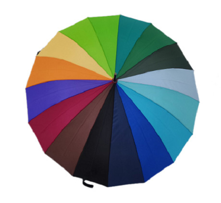 30 polegadas Homens cromáticos Golf guarda-chuva eixo de metal de madeira manuseado com impressão de transferência de calor
