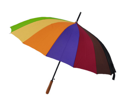 30 polegadas Homens cromáticos Golf guarda-chuva eixo de metal de madeira manuseado com impressão de transferência de calor