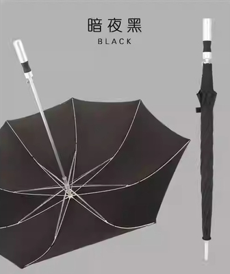 Um guarda-chuva de alumínio de 104 cm com construção aberta e durável