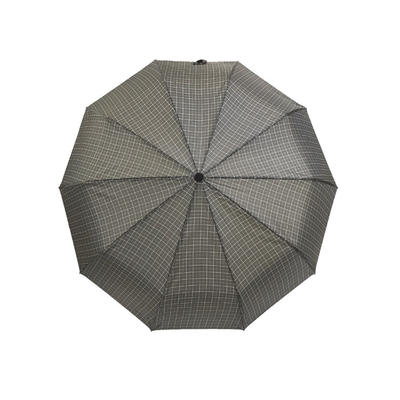 Um guarda-chuva de viagem automaticamente dobrável com durabilidade aumentada de eixo de metal e quadro de fibra de vidro