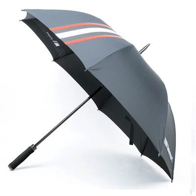 Guarda-chuvas de golfe auto-abertos personalizados com alça EVA, fita de nylon.