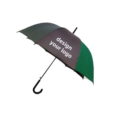 27 polegadas x 8k Preto Matt Fibra de vidro Quadro guarda-chuva de golfe publicidade guarda-chuva cor logotipo de costura personalizado