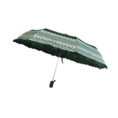 Guarda-chuva automática de viagem com controle de fechamento automático Pongee 190T