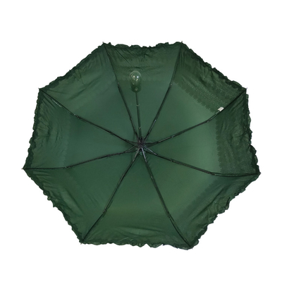 Guarda-chuva automática de viagem com controle de fechamento automático Pongee 190T