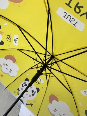 2025 New Design OEM 19 Inches Dome Cartão e Animais Super Impermeável Paraguas Para Crianças POE PVC