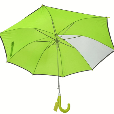 2025 Segurança Crianças guarda-chuva novo design OEM Dome resistente à água faixa refletora