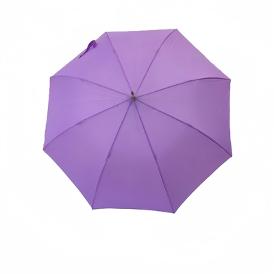Um guarda-chuva à prova d'água personalizável com tecido Pongee e um design de costelas de fibra de vidro