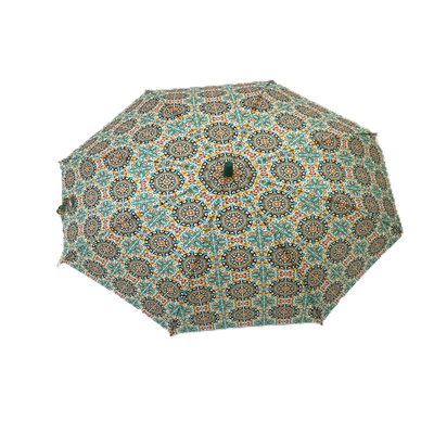 Mão de borracha Automático Abrir fechar guarda-chuva para promoção quente em 190T tecido Pongee