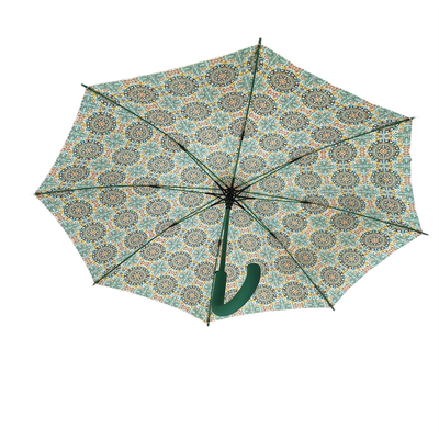 Mão de borracha Automático Abrir fechar guarda-chuva para promoção quente em 190T tecido Pongee