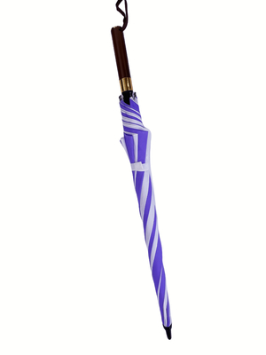 27 polegadas 190T tecido Pongee Super Windproof guarda-chuvas de golfe com moldura de fibra de vidro e alça EVA