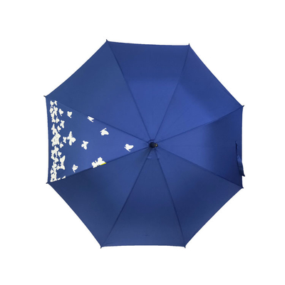 23 "O padrão reto da superfície do guarda-chuva pode mudar de cor quando exposto à água