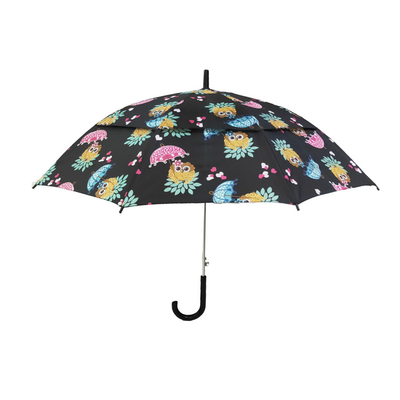 Um guarda-chuva compacto para crianças com eixo de aço revestido com Chome e pacote personalizado