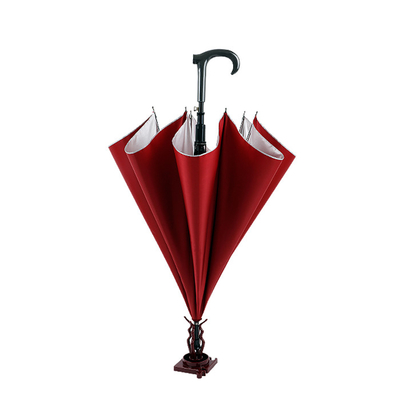 Desempenho funcional Logotipo personalizado Guarda-chuvas de golfe com abertura automática e fechamento manual Vem com um bastão de caminhada