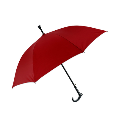 Desempenho funcional Logotipo personalizado Guarda-chuvas de golfe com abertura automática e fechamento manual Vem com um bastão de caminhada