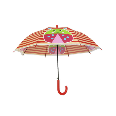Desenho de desenhos animados personalizados para crianças Compacto guarda-chuva POE Tecido Insecto Impressão