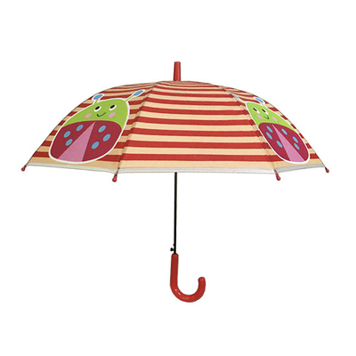 Desenho de desenhos animados personalizados para crianças Compacto guarda-chuva POE Tecido Insecto Impressão