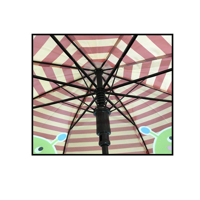 Desenho de desenhos animados personalizados para crianças Compacto guarda-chuva POE Tecido Insecto Impressão