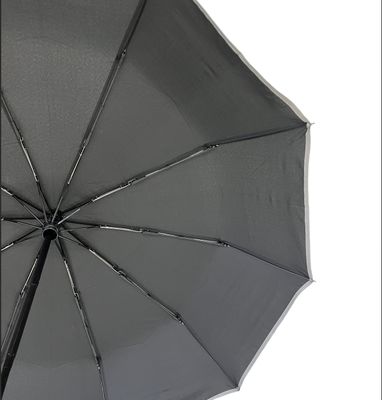 Reflective Piping  Folding Umbrella  Men Design Closed Length 32cm