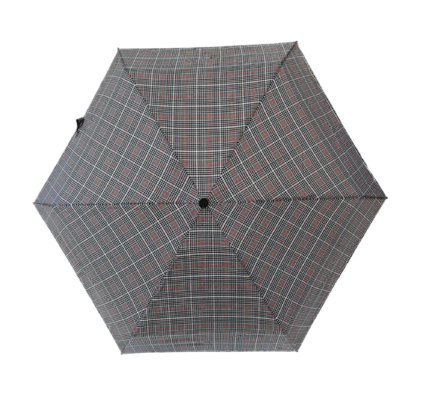 Guarda-chuva de golfe compacto 5 vezes 19 polegadas à prova de vento e à prova d'água 6 painéis