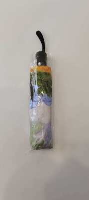 Guarda-chuva de viagem automático triplo com proteção UV e abertura/fechamento automático (21 polegadas-8k) com arte de Vincent Van Gogh