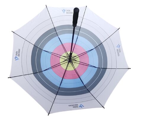Arrow Target guarda-chuva de golfe dobrável com 130cm de diâmetro aberto de tecido Pongee e eixo de fibra de vidro