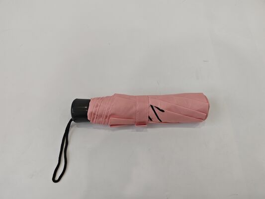 Manual de abertura e fechamento de viagem guarda-chuva dobrável com manobra de revestimento de borracha confortável e design compacto leve para viagens