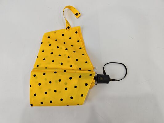 105cm Diâmetro Aberto Guarda-chuva Automático de Viagem com Cabo com Revestimento de Borracha e 26cm de Comprimento Dobrado para Fácil Portabilidade