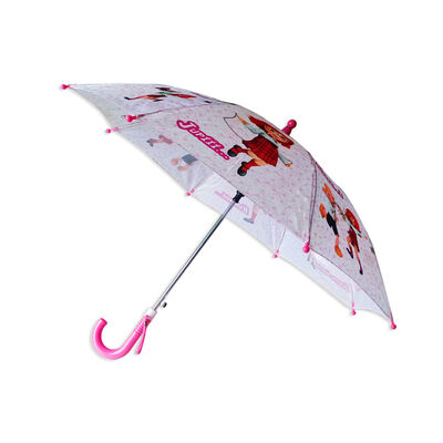 Guarda-chuva para crianças com alça de plástico e diâmetro aberto inferior a 90 cm com impressão personalizável para crianças