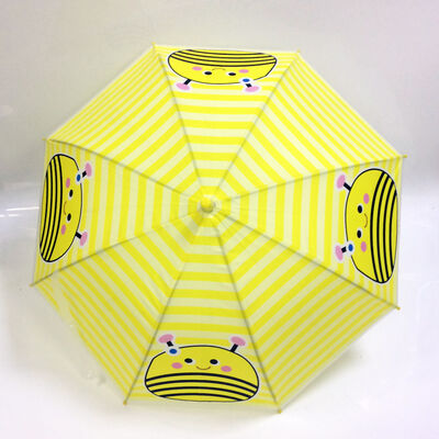 Guarda-chuva para crianças com alça de plástico e diâmetro aberto inferior a 90 cm com impressão personalizável para crianças