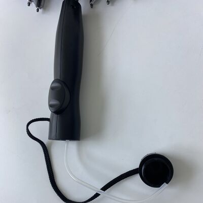 Modern Sunny Rainy Cooling Water Spray Fan Battery UV Protection 23 Inch Alloy 8 Ribs Pongee Folding Straight Umbrella