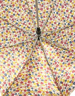 Floral Girl Cute Kids Compact Umbrel com Logotipo Personalizado Impresso e 69cm Diâmetro Aberto para Escola e Camping
