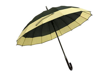 Punho de borracha dos reforços abertos Windproof da polegada 16 do guarda-chuva 25 da vara do automóvel do esporte